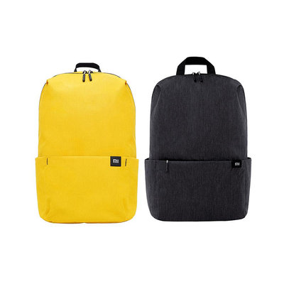 小米炫彩小背包 防水背包 大容量後背包 極簡風設計(黑)
