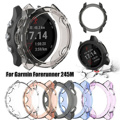 Garmin Forerunner 245m / 245 手錶的 Tpu 柔性錶殼zxczx【飛女洋裝】