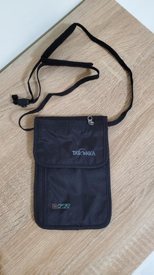 二手現貨 近全新｜德國 TATONKA 防盜RFID 頸掛式貼身證件袋 黑色