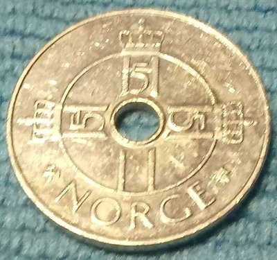 挪威 KM#462 1997 1 Krone 21mm
