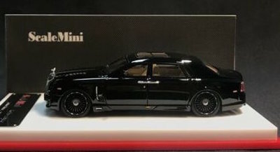 【名車館】ScaleMini Rolls-Royce GHOST 黑色 1/64