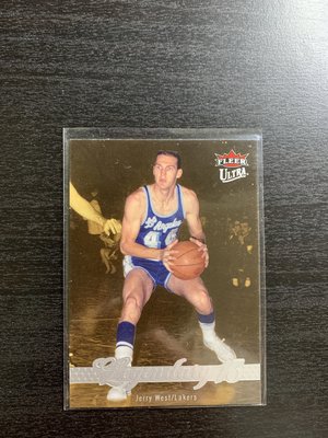 Jerry West Fleer Ultra 籃球卡