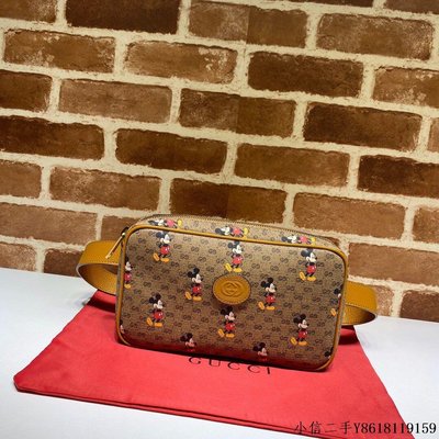 二手正品 GUCCI古馳Disney x Gucci腰包602695