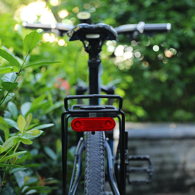 加雪龍W12BR山地自行車貨架尾燈智能剎車燈USB充電后座反光警示燈-西瓜鈣奶