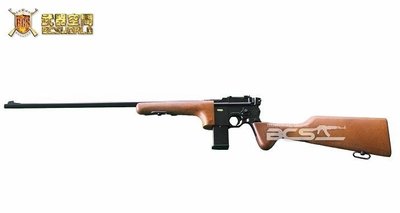 【BCS武器空間】單連發 WE M712 騎兵槍 盒子砲狙擊槍-WER712BK