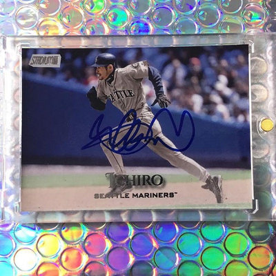 MLB大聯盟 西雅圖水手『Ichiro イチロー 鈴木一朗』卡面親筆簽名卡。棒球 簽名球卡 球員卡.3