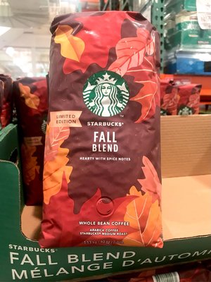 Costco好市多 STARBUCKS 星巴克🍂秋季限定咖啡豆 1.13kg  fall blend coffee