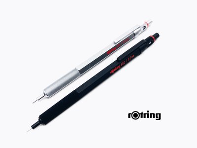 =小品雅集= 德國 rotring 洛登 金屬筆桿 專業製圖自動鉛筆（600型 0.5mm）