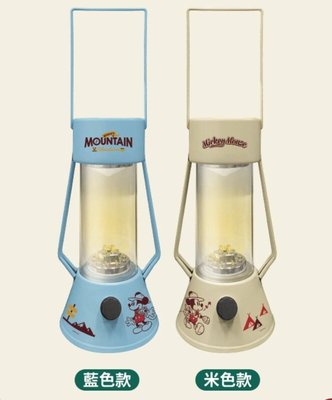 7-11 迪士尼 Disney夢幻露營 LED復古造型露營燈（藍色款）5/14寄出