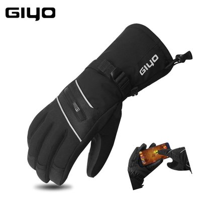 現貨 GIYO冬季手套騎行手套男女觸屏保暖加厚防風防水滑雪手套簡約