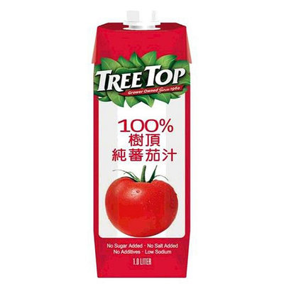 (一日特賣) 番茄汁 TREE TOP 100% CA74990 單次運費限購一組