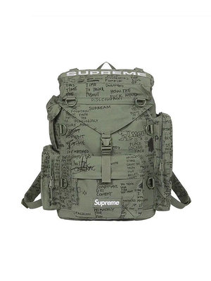 SUPREME 23ss Field Backpack 戶外多功能 雙肩背包