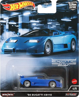 【現貨】全新Hot Wheels Premium風火輪 - '94 Bugatti EB110 汽車文化