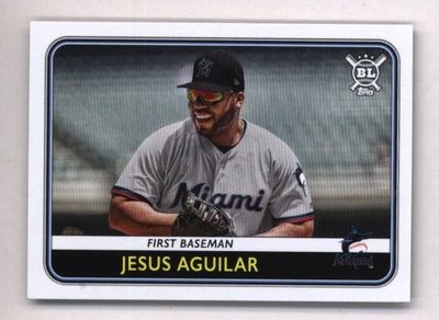 2020 Topps Big League #37 Jesus Aguilar - Miami Marlins