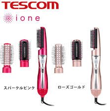 日本 TESCOM 負離子 兩用 整髮器 吹整 吹風機 梳子 直捲髮 TIC915 髮廊 美髮 【全日空】