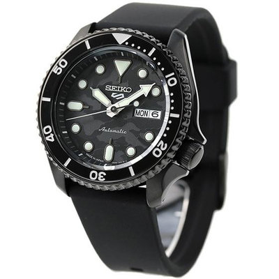 預購 SEIKO SEIKO5 SBSA175 精工錶 5號 機械錶 42.5mm 黑面盤 橡膠錶帶