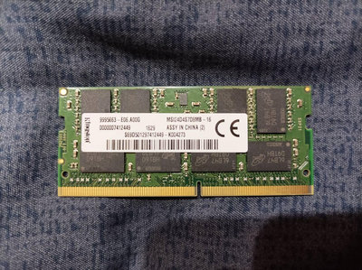 筆電用 DDR4 16G 記憶體 Kingston SAMSUNG