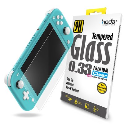【免運費】hoda【任天堂 Switch Lite】全透明高透光9H鋼化玻璃保護貼