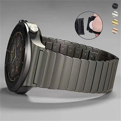 22mm不鏽鋼錶帶 快拆錶帶 適用三星Galaxy Watch 46 Huawei Watch GT 2e 42 46m-台北之家