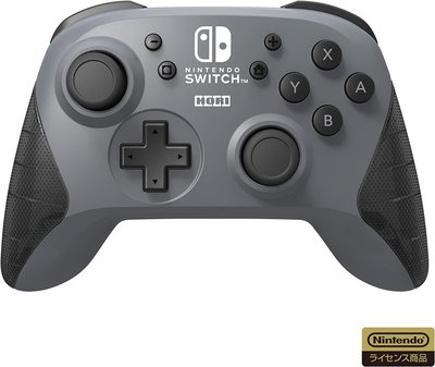 全新現貨SWITCH NS周邊 HORI PRO控制器 無線手把 灰色款 NSW-175【歡樂屋】