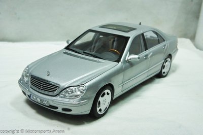 【現貨特價】1:18 Norev Mercedes Benz S-Class S600 W220 1998 銀 ※全開※