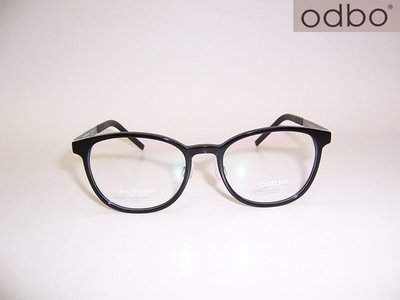 光寶眼鏡城(台南) odbo 復古塑版複合款眼鏡 1783/ C52, 塑面,專利無螺絲彈性Beta鈦腳