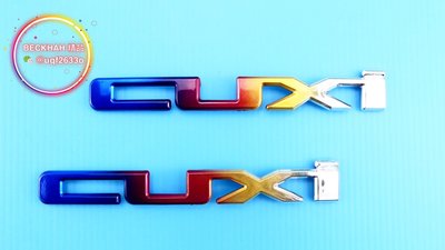 小貝精品 APEXX 車貼 立體貼 LOGO 彩鈦 車身標誌 車身貼 適用 CUXI