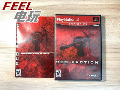 PS2 紅色派系 赤色 美版英文 廉價版 正版實體光盤*