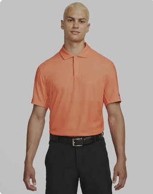 國外限定-全新正品Nike Dri-Fit tiger woods Golf老虎伍茲高爾夫排汗彈性短袖Polo衫 M