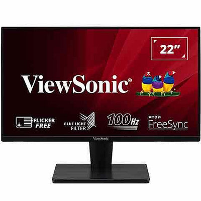 【台中自取】全新 優派ViewSonic VA2215-H 22型VA面板/零閃屏/抗藍光/可壁掛/VGA+HDMI
