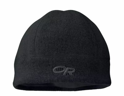【Outdoor Research】OR243636 0001 黑 FLURRY BEANIE 羊毛混紡透氣保暖帽