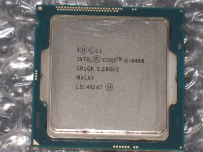 售四代intel Core i5-4460 3.2G 22nm 1150腳位 4核心 CPU(良品)(1元起標)