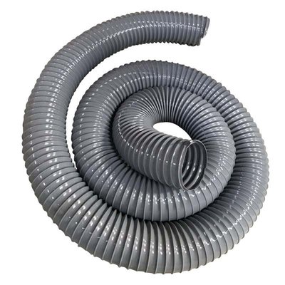 吸塵軟管灰色pvc軟管包塑鋼絲纏繞管 工業設備吸塵管雕刻機集塵管-臺北小鋪~特價