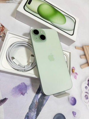 📱台北西門町通訊行📱🏆拆封新品🏆🔥電池100%🔥🍎 Apple iPhone 15 Plus128GB綠色🍎螢幕6.7吋