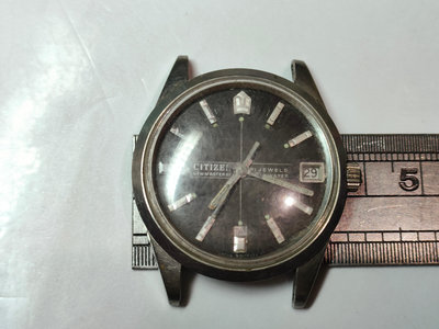 CITIZEN 男機械錶，目前不走，未測試 …偉哥大人賣早期老二手中古古董機械錶.廳小塑盒