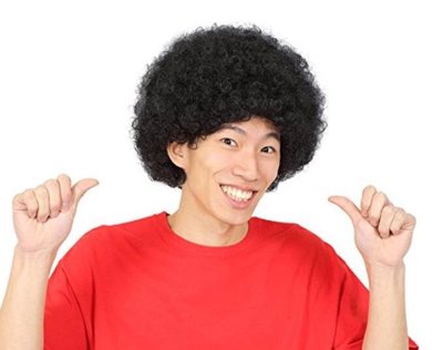 日本進口 日本品牌 好品質黑人爆炸頭捲捲頭表演活動節目假髮頭髮搞笑搞快捲毛髮型角色扮演送禮禮物  3400b