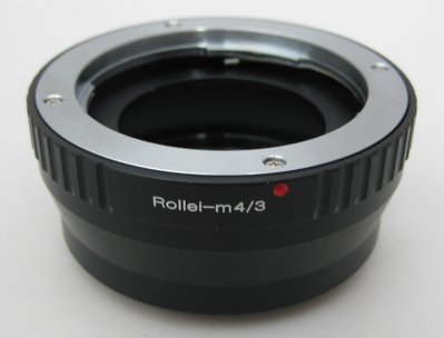 Rollei QBM QB鏡頭轉Micro M 43 M4/3相機身轉接環Olympus E-M5 E-M1 E-M10