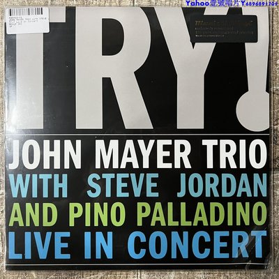 JOHN MAYER TRIO Try! Live In Concert黑膠唱片2LP～Yahoo壹號唱片