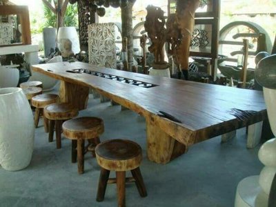峇里島長桌椅