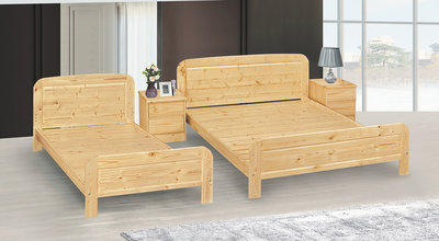 【熱賣下殺】白松木3.5尺實木床板床架（搭配彈簧床墊，超值活動價）另有5尺雙人