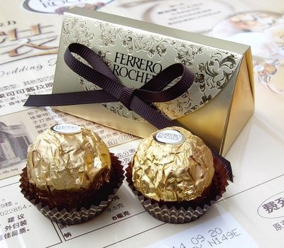 《 禮品批發王 》金莎巧克力專用喜糖盒 / 包裝盒 / 香皂盒