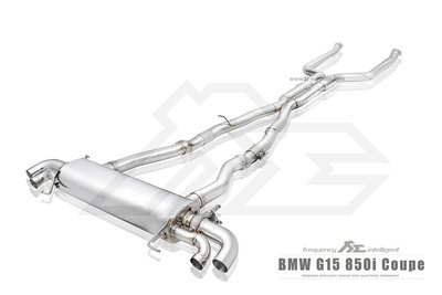 【YGAUTO】FI BMW G15 850i Coupe 2019+ 中尾段閥門排氣管 全新升級 底盤
