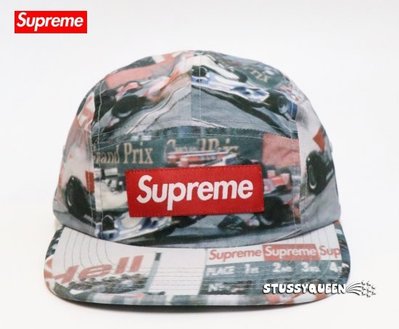 【超搶手】全新正品 2019 Supreme Grand Prix Camp Cap Box 賽車 帽挺 五分割帽