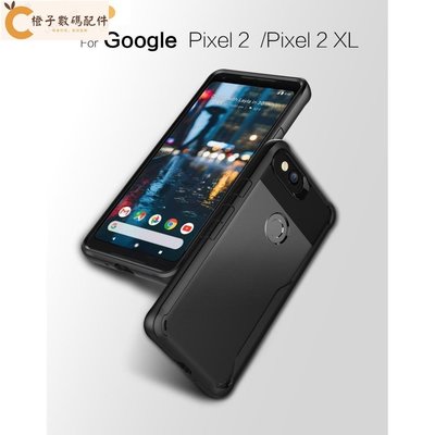 谷歌Google Pixel 2 3 3A 4 XL 4A手機殼豪華後蓋PC透明防摔硬質後蓋[橙子數碼配件]