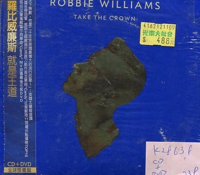*真音樂* ROBBIE WILLIAMS / TAKE THE CROWN CD+DVD 全新 K28638