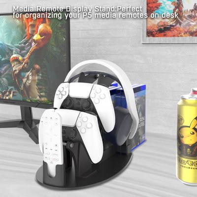 西米の店新品 PS5/PS4/Xbox/NSPRO通用手柄支架 遊戲光盤收納碟架 遙控器支架 碟架 節省空間