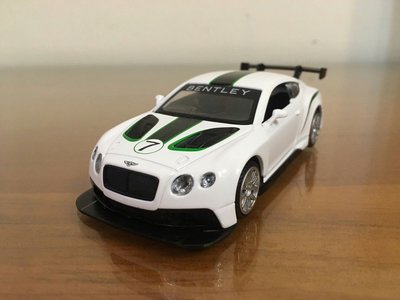 全新盒裝~1:43~賓利GT3賽車 合金模型玩具車