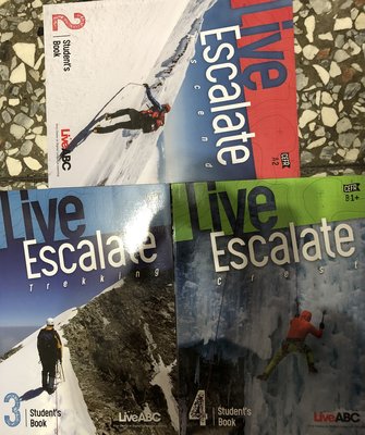 Live Escalate  3,5 新書，下標前請確認還有書嗎？2,4 已賣出！