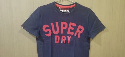 SUPER DRY 極度乾燥 深藍短T