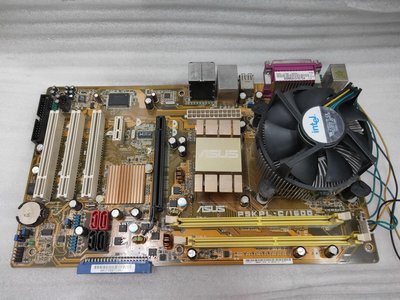 ASUS P5KPL-C/1600主機板 + Intel Core 2 Duo E4600 2.40G雙核心含原廠風扇